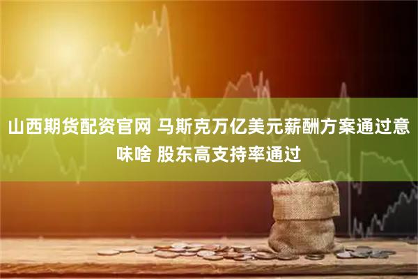 山西期货配资官网 马斯克万亿美元薪酬方案通过意味啥 股东高支持率通过
