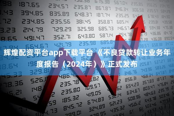 辉煌配资平台app下载平台 《不良贷款转让业务年度报告（2024年）》正式发布