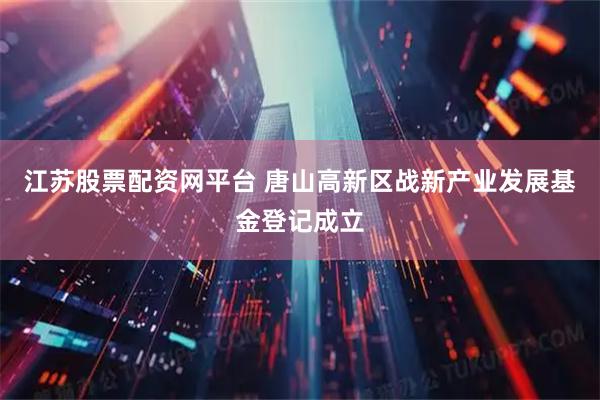 江苏股票配资网平台 唐山高新区战新产业发展基金登记成立